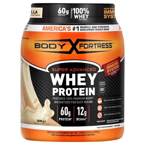 Body Fortress Vanilla Super Advanced Whey Protein