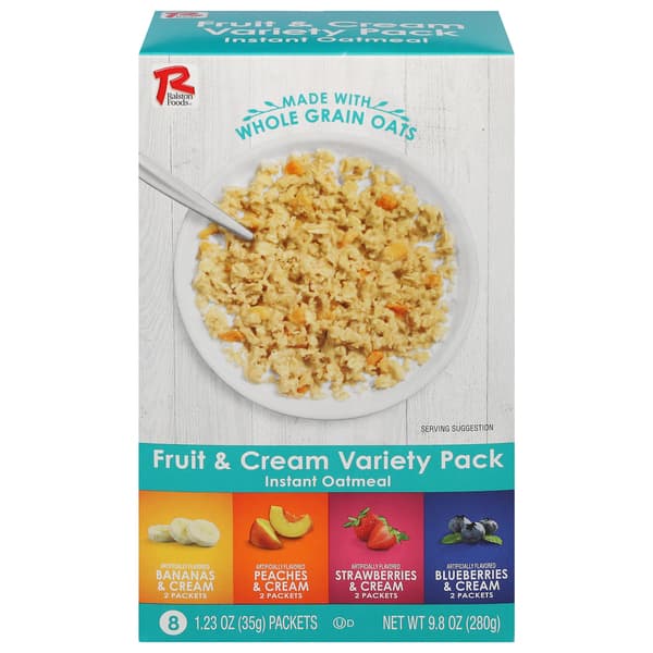 Ralston Foods Fruit & Cream Variety Instant Oatmeal