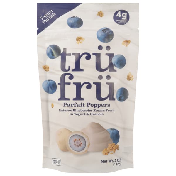 Tru Fru Parfait Poppers Nature'S Blueberries  Fresh In Yogurt & Granola