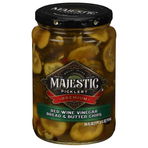 Majestic Picklery Red Wine Vinegar Bread & Butter Chips