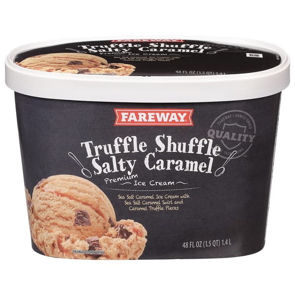Fareway Truffle Shuffle Salty Caramel Premium Ice Cream