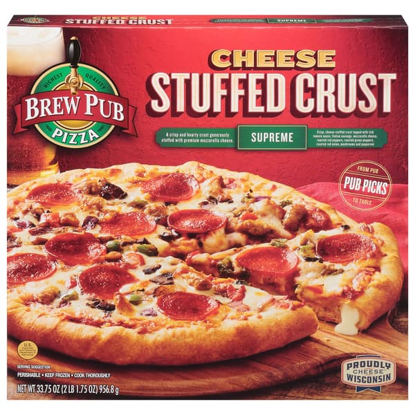 Brew Pub Stuffed Crust Supreme Pizza