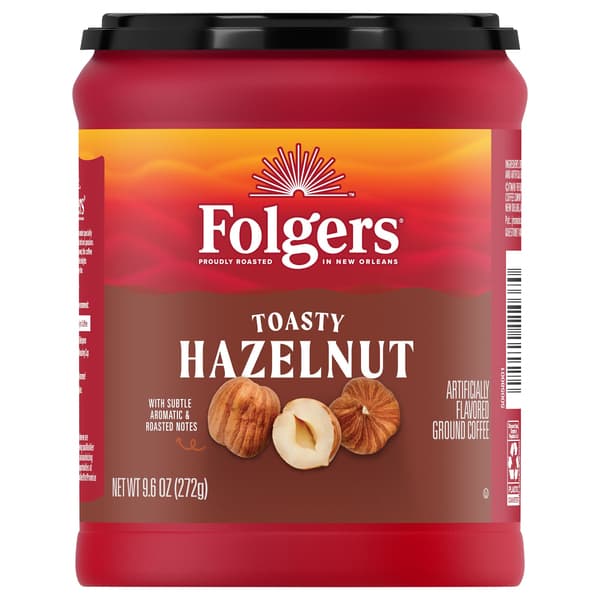 Folgers Toasty Hazelnut Ground Coffee