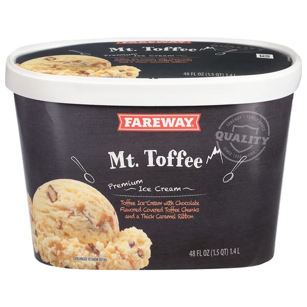 Fareway Mt. Toffee Premium Ice Cream