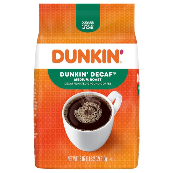 Dunkin' Decaf Medium Roast Ground Coffee