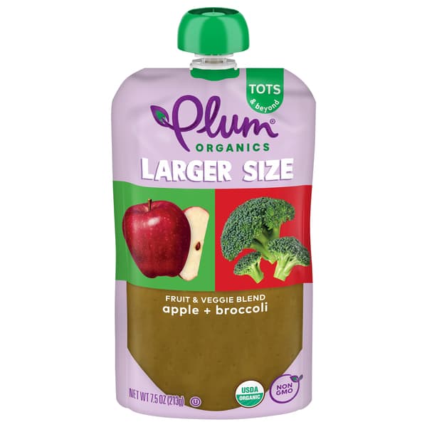 Plum Organics Tots & Beyond Apple + Broccoli