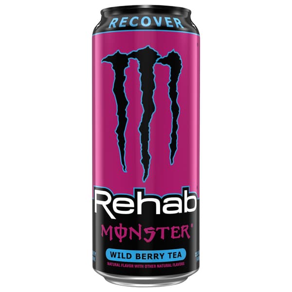 Monster Rehab Wild Berry Tea + Energy