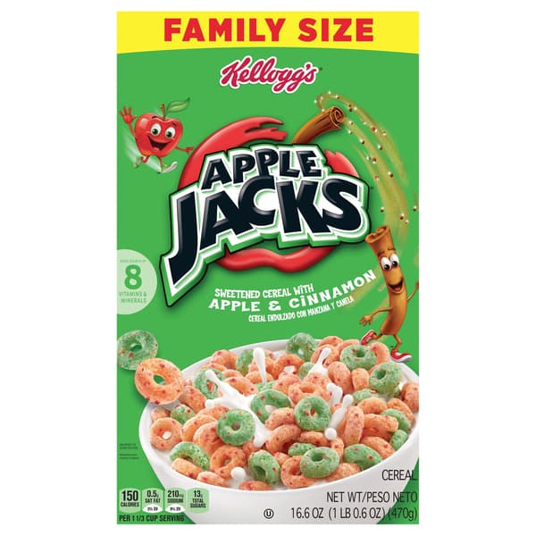 Kellogg'S Apple Jacks Family Size