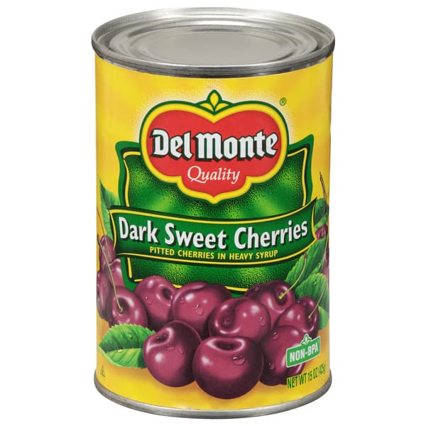 Del Monte Dark Sweet Cherries In Heavy Syrup