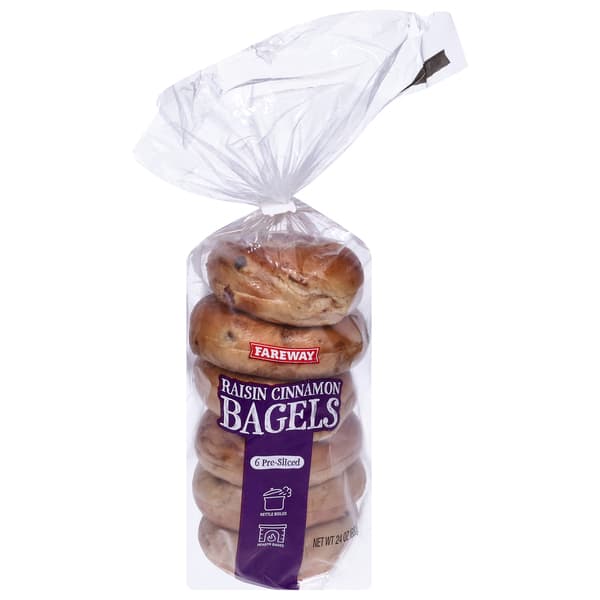 Fareway Raisin Cinnamon Bagels
