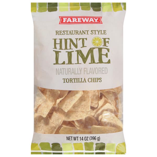 Fareway Restaurant Style Hint Of Lime Tortilla Chips