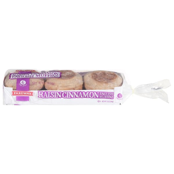 Fareway Cinnamon Raisin English Muffins