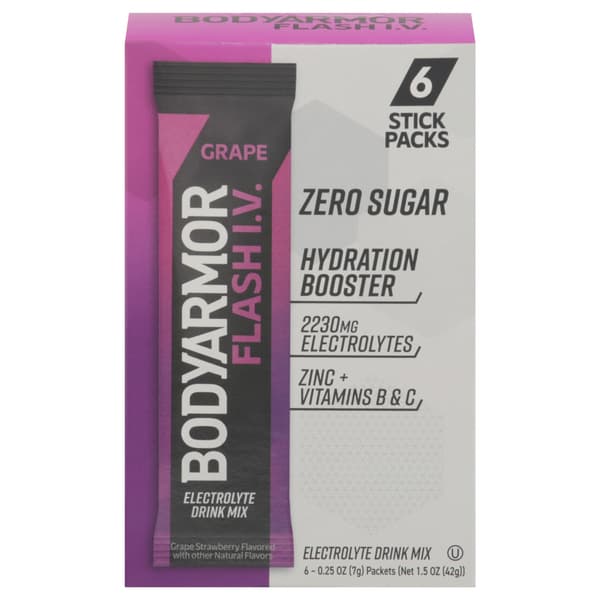 Bodyarmor Flash Iv Grape Pouches