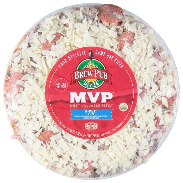 Brew Pub Mvp Most Valuable Pizza Six-Meat
