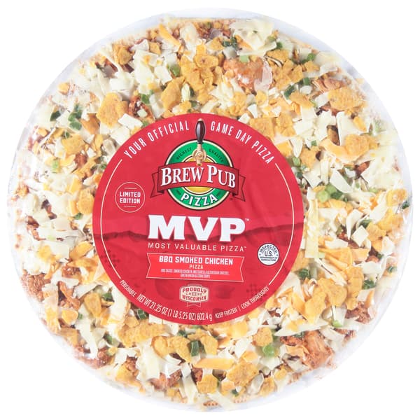 Brew Pub Mvp Most Valuable Pizza Smoked Pulled Chicken