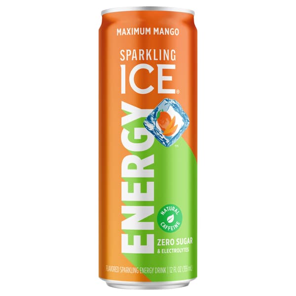 Sparkling Ice + Energy Maximum Mango