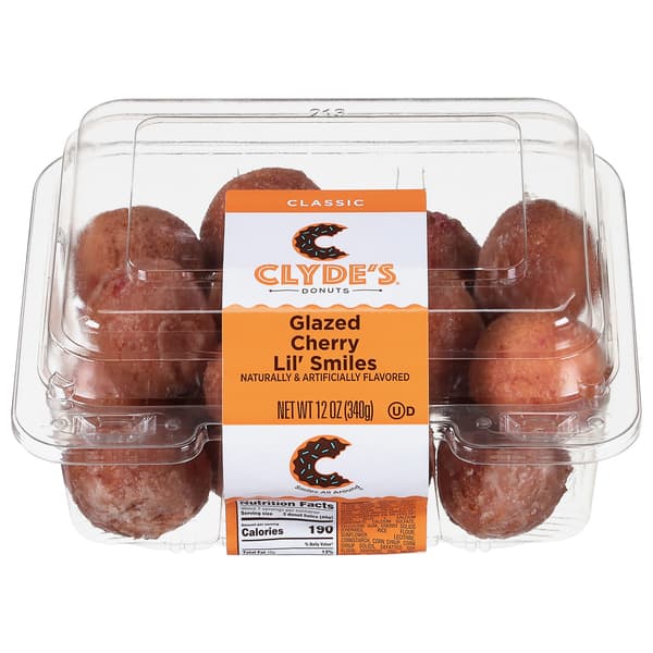 Clyde'S Cherry Lil' Smiles Donut Holes