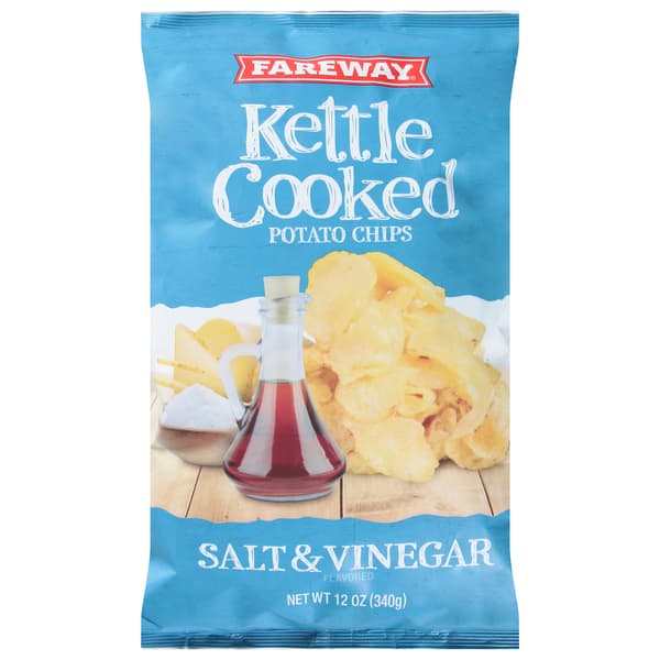 Fareway Kettle Cooked Potato Chips Salt & Vinegar
