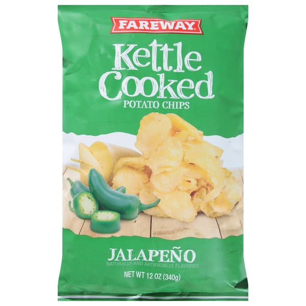 Fareway Kettle Cooked Potato Chips Jalapeno