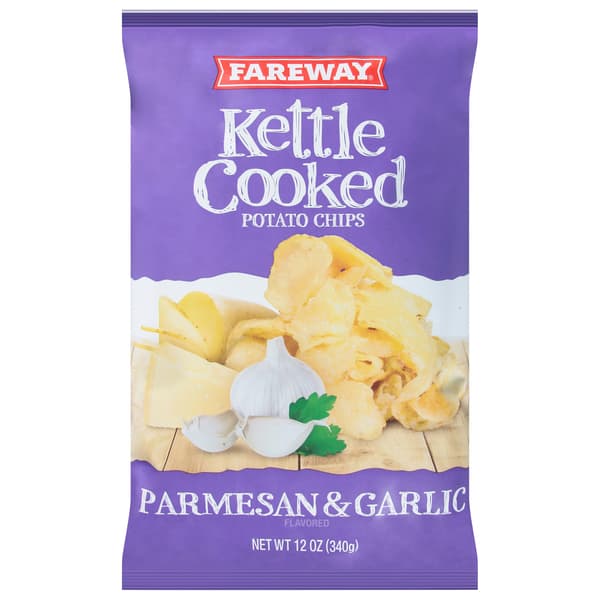 Fareway Kettle Cooked Potato Chips Parmesan & Garlic