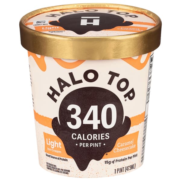 Halo Top Light Ice Cream Caramel Cheesecake