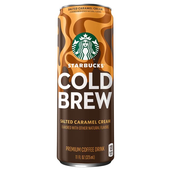 Starbucks Cold Brew Premium Coffee Drink Salted Caramel Cream