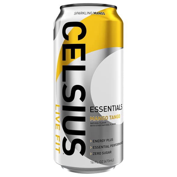 Celsius Essentials Mango Tango Sparkling Functional Energy Drink