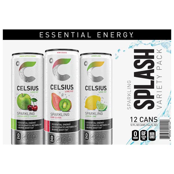 Celsius Splash Variety Pack Energy Drink