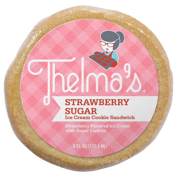 Thelma'S Strawberry Sugar Ice Cream Sandwich