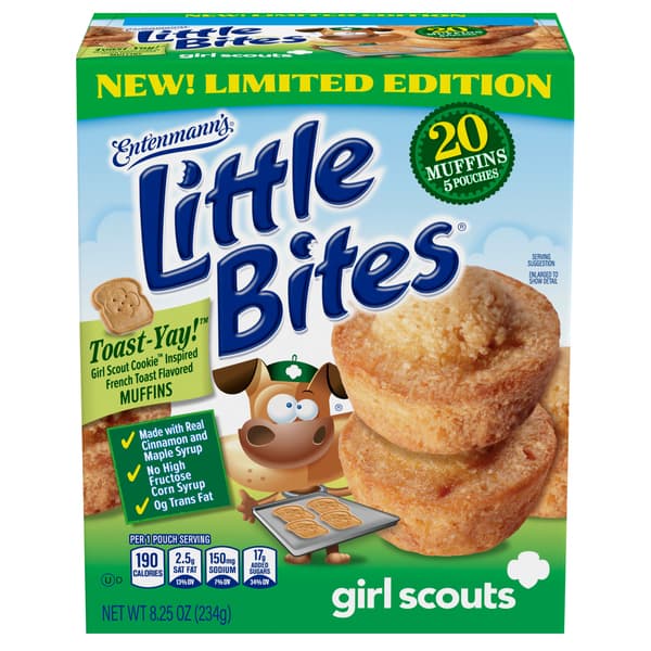 Entenmann'S Little Bites Girl Scouts Toast-Yay! Mini Muffins