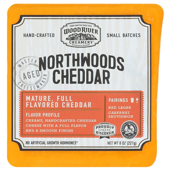 Wood River Creamery Northwoods Cheddar Cheese