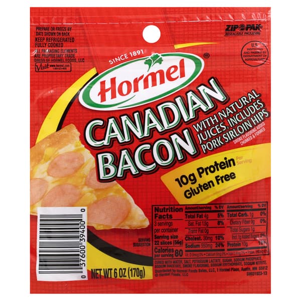 Hormel Canadian Bacon