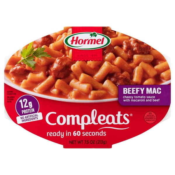 Hormel Compleats Beefy Mac & Cheese
