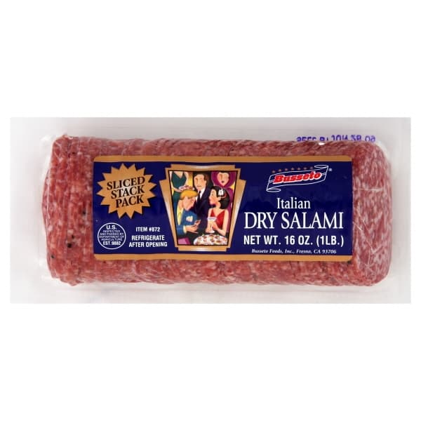 Busseto Sliced Stack Pack Italian Dry Salami