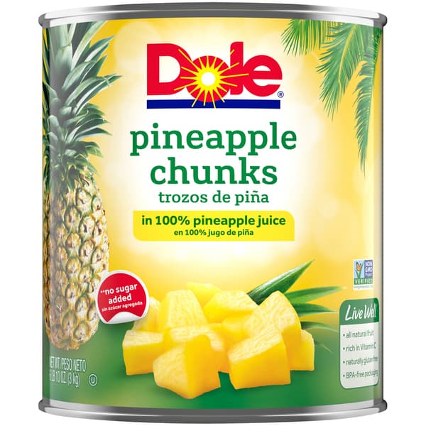 Dole Pineapple Chunks In Juice