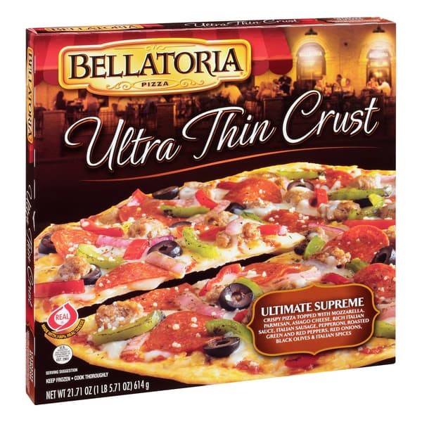 Bellatoria Ultra Thin Crust Ultimate Supreme Pizza