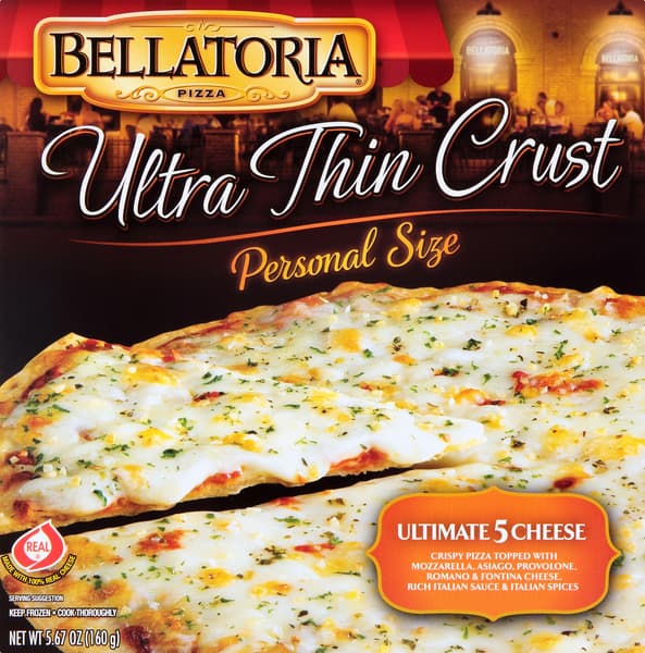 Bellatoria Ultra Thin Crust Personal Size Pizza