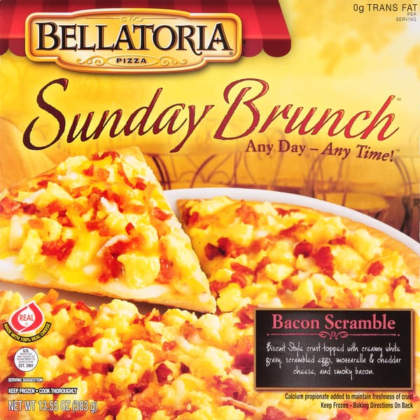 Bellatoria Bacon Scramble Pizza
