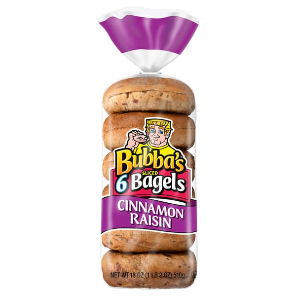 Bubba'S Bagels Cinnamon Raisin