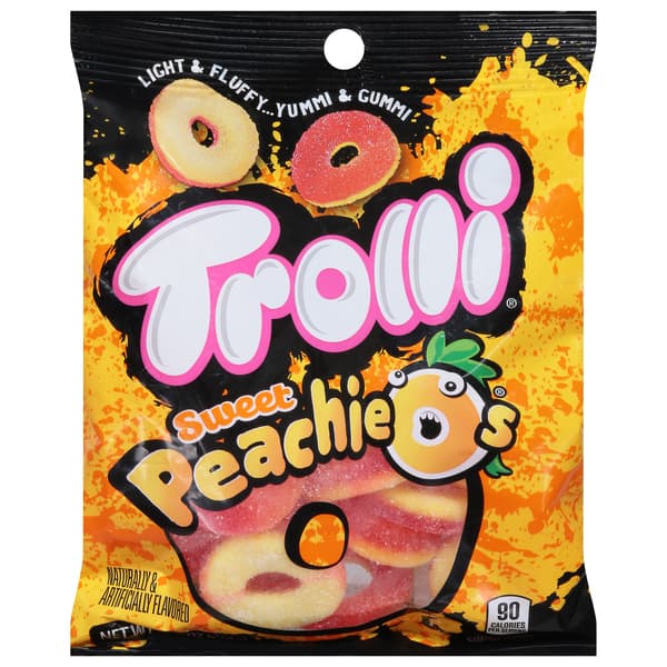Trolli Gummi Candy - Peachie-o's