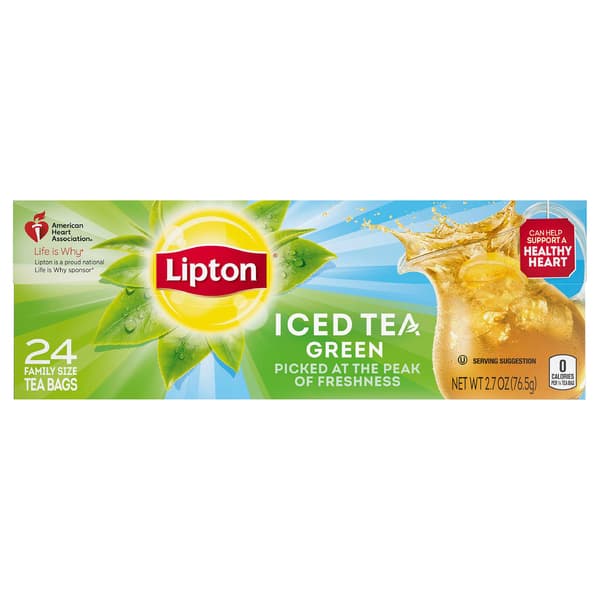 Lipton Green Iced Tea Family Size