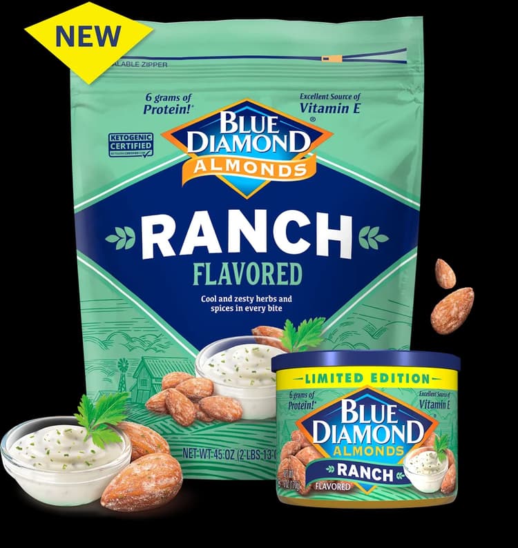 Blue Diamond Almonds Ranch Flavored