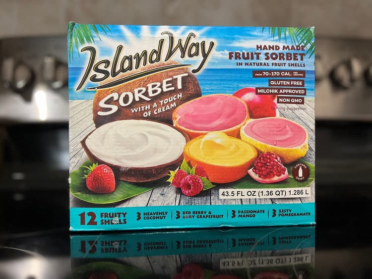Island Way Handmade Fruit Sorbet Variety