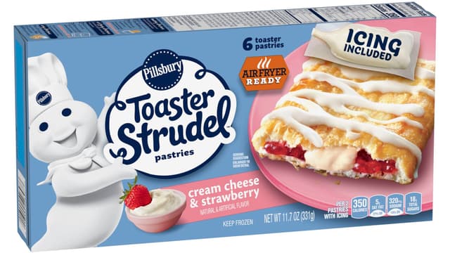 Pillsbury Toaster Strudel Cream Cheese & Strawberry