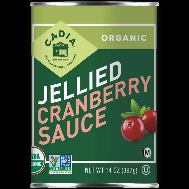 Cadia Organic Jellied Cranberry Sauce