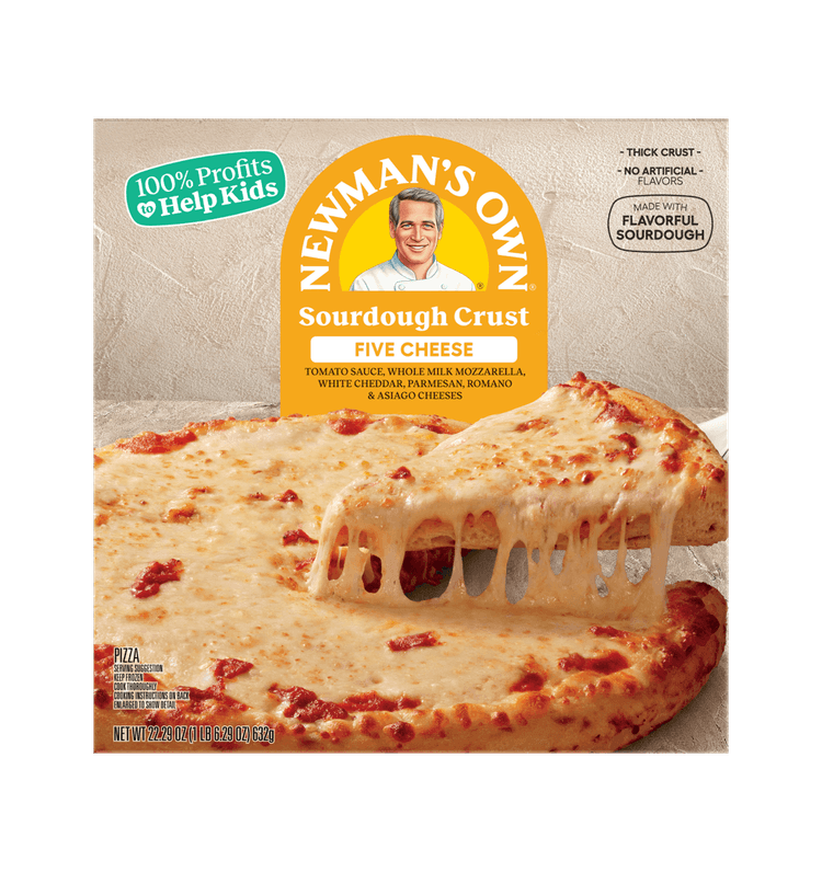 Newman'S Own Sourdough Crust Five Cheese Pizza