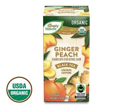 Simply Nature Ginger Peach Black Tea