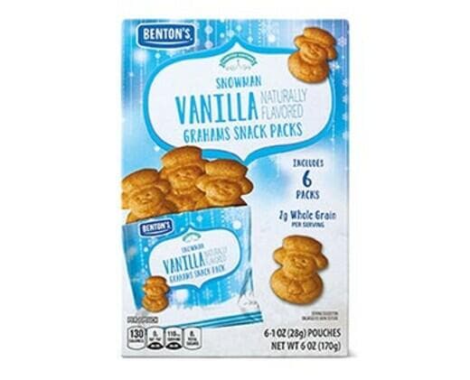 Benton’S Limited Edition Snowman Vanilla Graham Snack