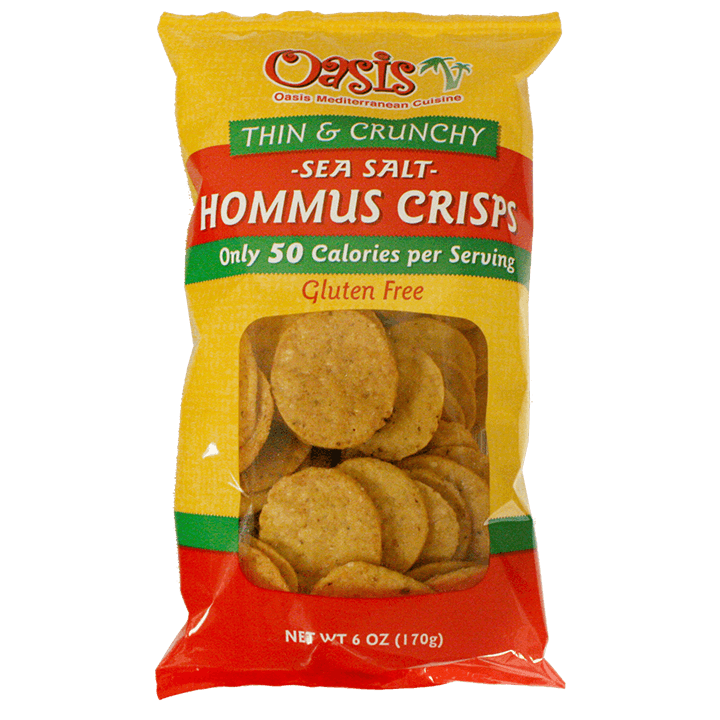 Oasis Sea Salt Hommus Crisps