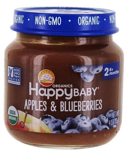 Happy Baby Organics Apples And Blueberries Stage 2 Food